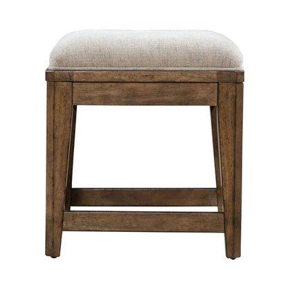 Liberty Furniture - Carolina Park - Uph Console Stool in Brown - 930-OT9001 view 3