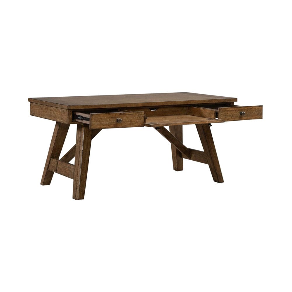 Liberty Furniture - Carolina Park - Writing Desk in Brown - 930-HO107 view 4