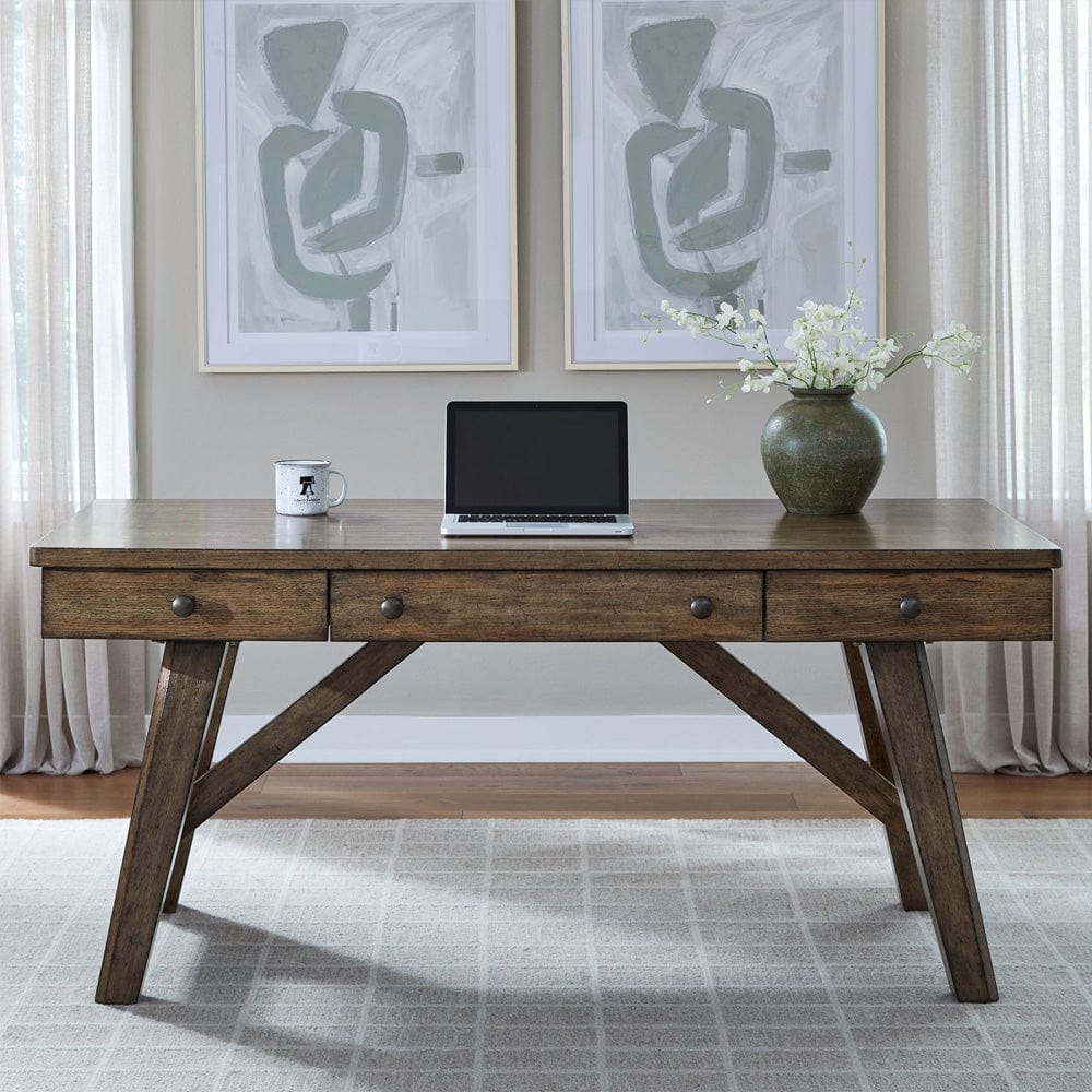 Liberty Furniture - Carolina Park - Writing Desk in Brown - 930-HO107 view 8