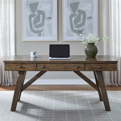 Liberty Furniture - Carolina Park - Writing Desk in Brown - 930-HO107 view 8