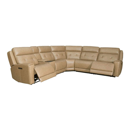 Liberty Furniture - Carrington - 6 Piece Sectional in Brown - 7006SN-UPH-6PCSEC view 4