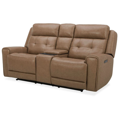 Liberty Furniture - Carrington - Loveseat w/Console P3 & ZG - York Sand in Brown - 7006SN-23P view 3