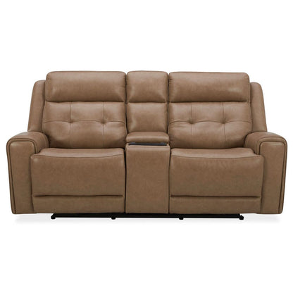 Liberty Furniture - Carrington - Loveseat w/Console P3 & ZG - York Sand in Brown - 7006SN-23P view 4