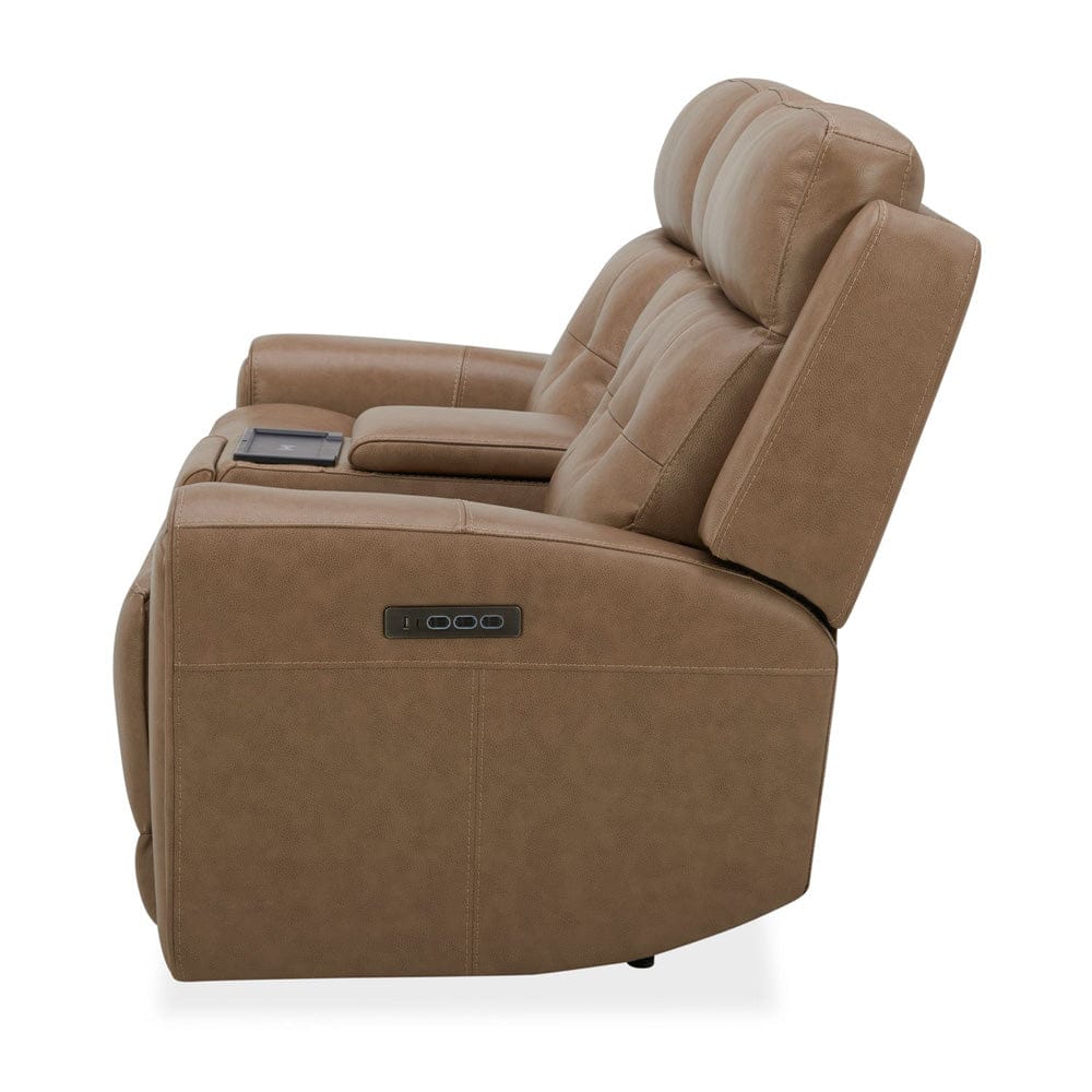 Liberty Furniture - Carrington - Loveseat w/Console P3 & ZG - York Sand in Brown - 7006SN-23P view 5