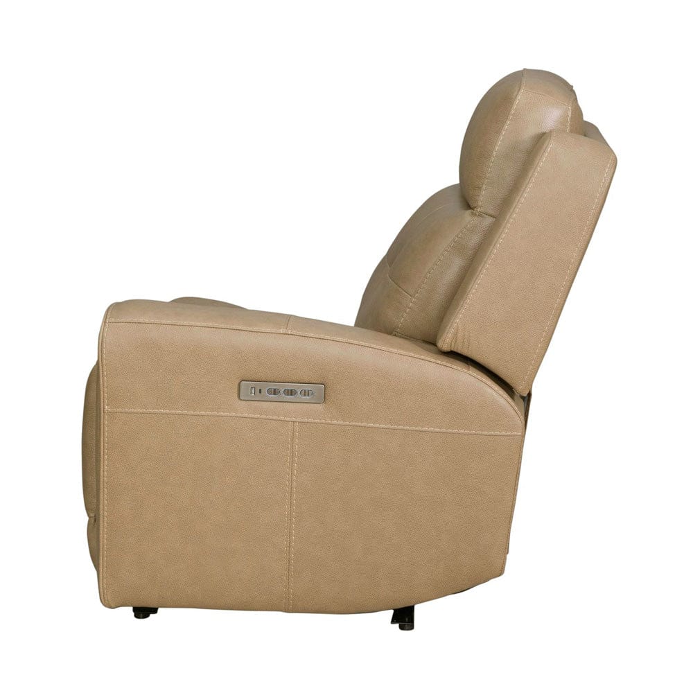 Liberty Furniture - Carrington - R Arm Recliner P3 & ZG - York Sand in Brown - 7006SN-43RP view 6