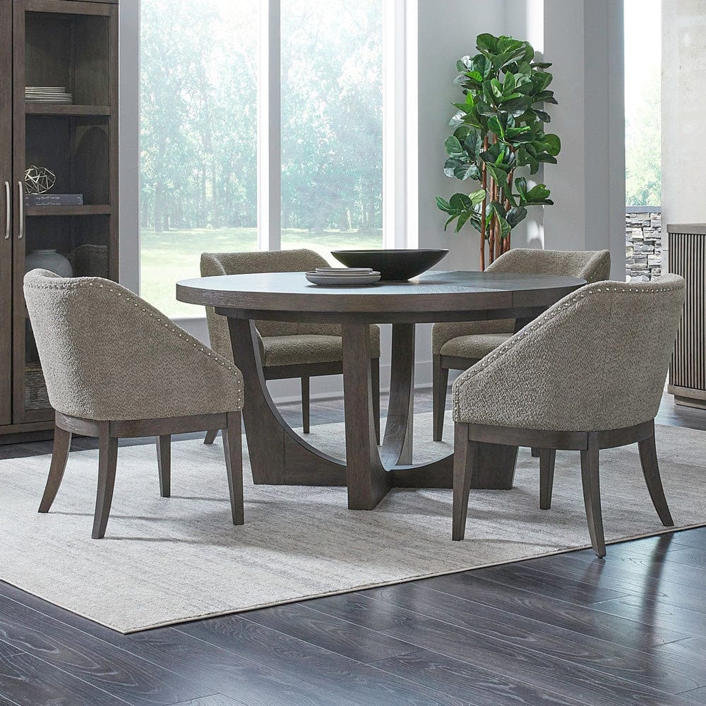 Liberty Furniture - Cascade Falls - 5 Piece Pedestal Table Set in Brown - 732-DR-5PDS view 3
