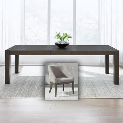 Liberty Furniture - Cascade Falls - 5 Piece Rectangular Table Set in Brown - 732-DR-5RLS view 2