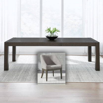 Liberty Furniture - Cascade Falls - 7 Piece Rectangular Table Set in Brown - 732-DR-7RLS view 2