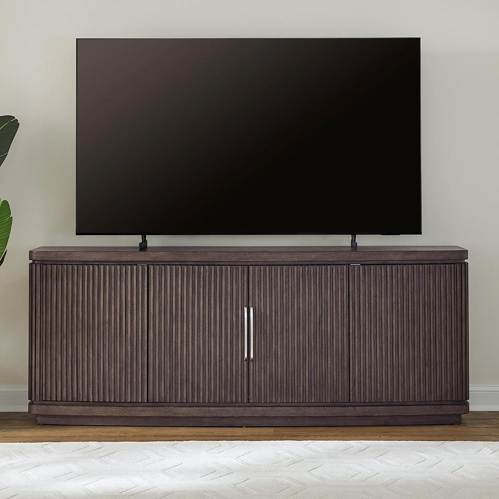Liberty Furniture - Cascade Falls 82 Inch TV Console in Satin Espresso - 732-TV82 veiw 1