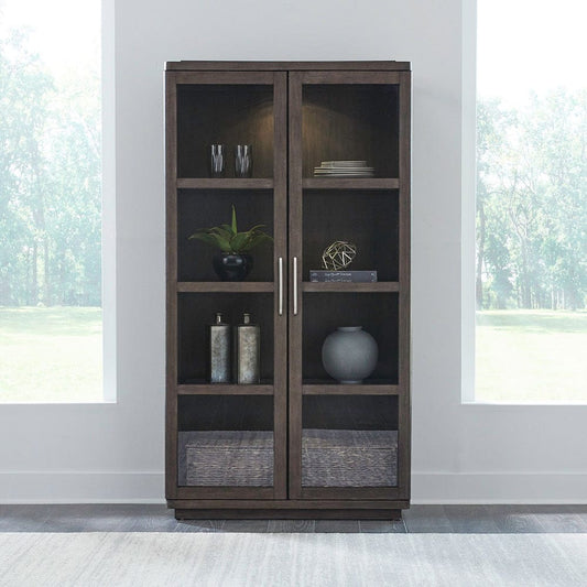 Liberty Furniture - Cascade Falls - Display Cabinet in Brown - 732-CH4278 view 1