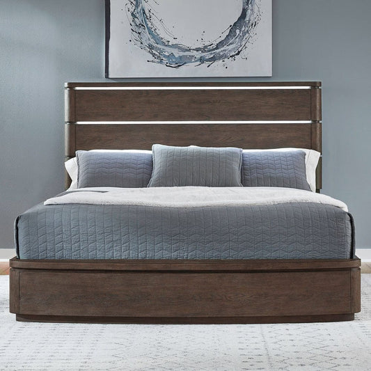 Liberty Furniture - Cascade Falls - King California Panel Bed in Brown - 732-BR-CPB view 1