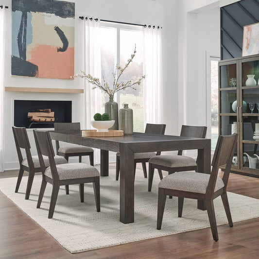 Liberty Furniture - Cascade Falls - Opt 7 Piece Rectangular Table Set in Brown - 732-DR-O7RLS view 1