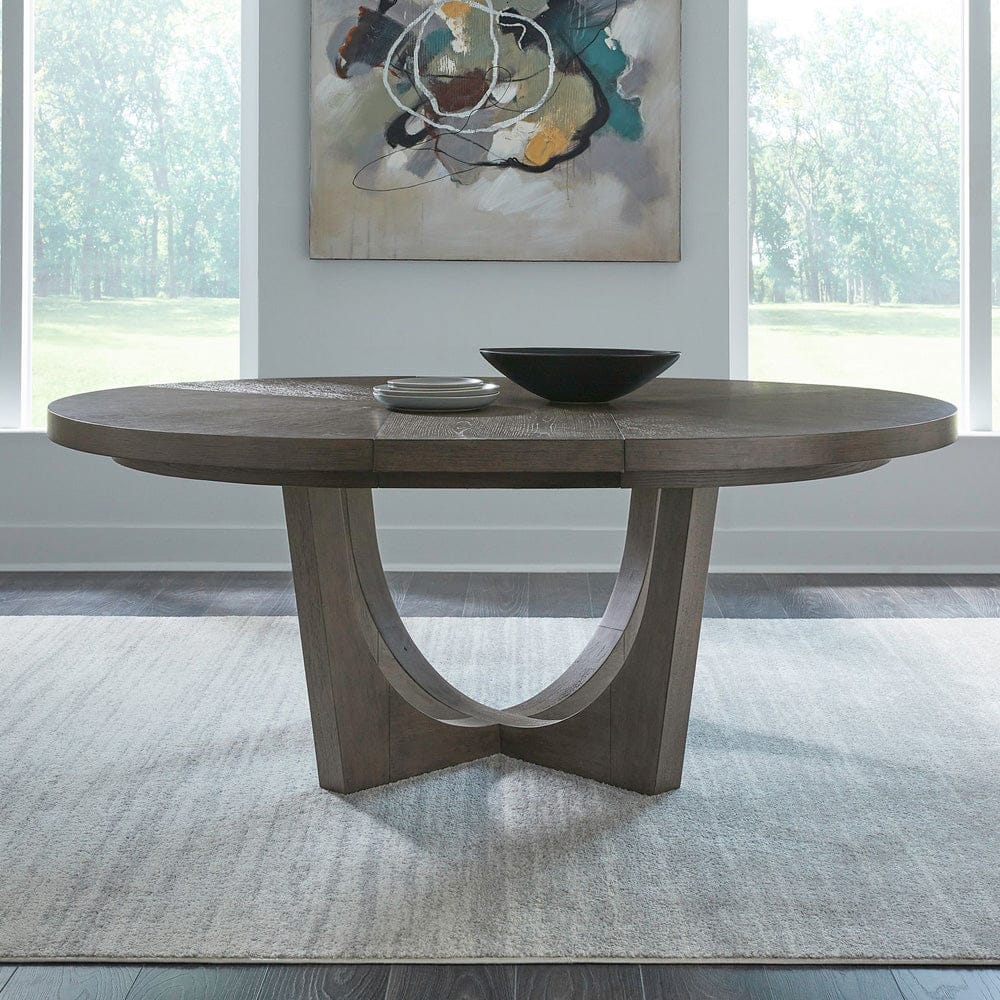 Liberty Furniture - Cascade Falls - Pedestal Table Set in Brown - 732-DR-PDS view 1