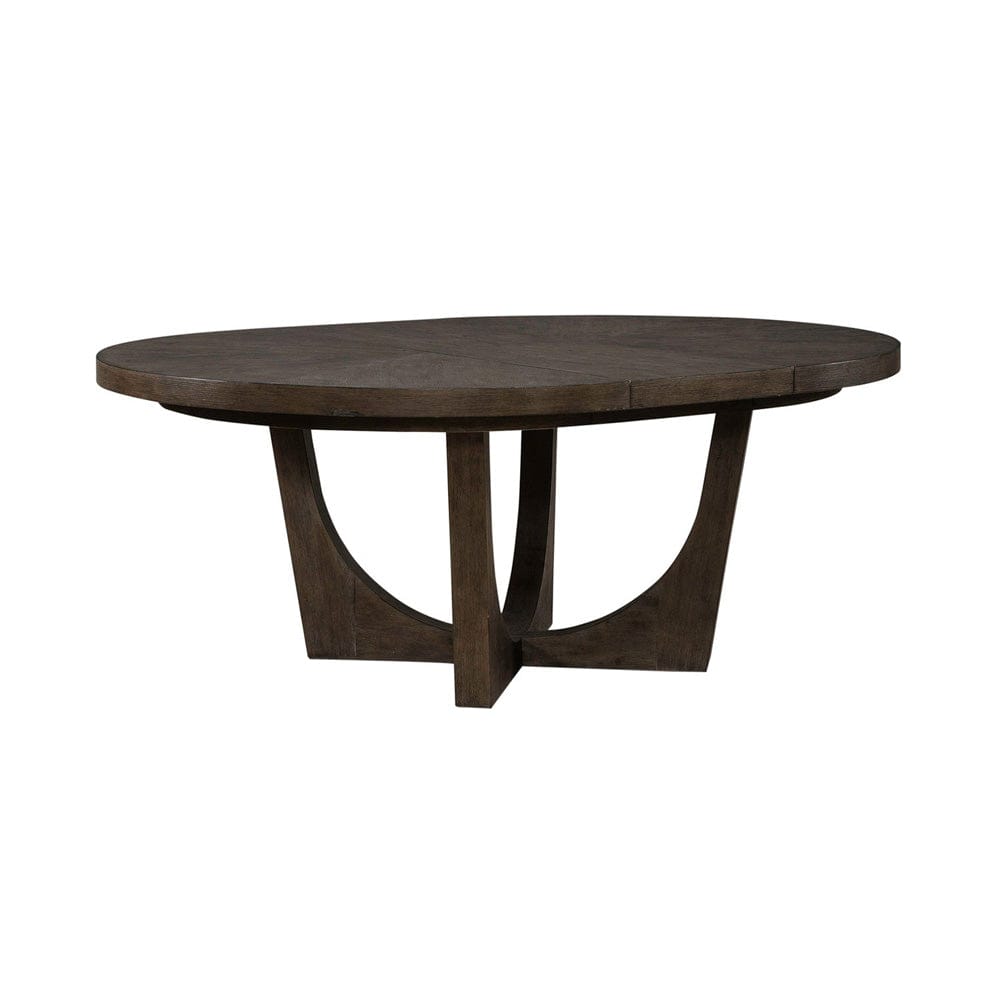 Liberty Furniture - Cascade Falls - Pedestal Table Set in Brown - 732-DR-PDS view 3