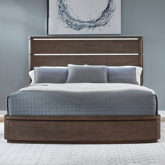 Liberty Furniture - Cascade Falls Queen Panel Bed, 2 Night Stands - 732-BR-QPB2NS view 2