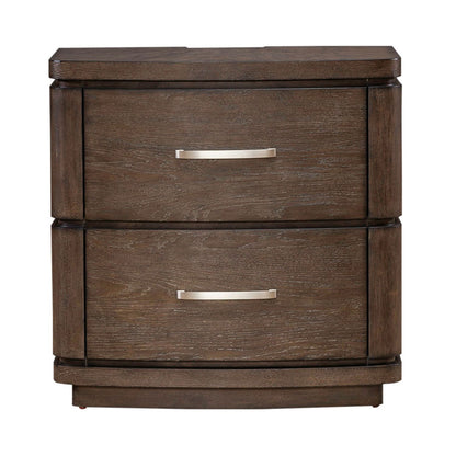 Liberty Furniture - Cascade Falls Queen Panel Bed, 2 Night Stands - 732-BR-QPB2NS view 3