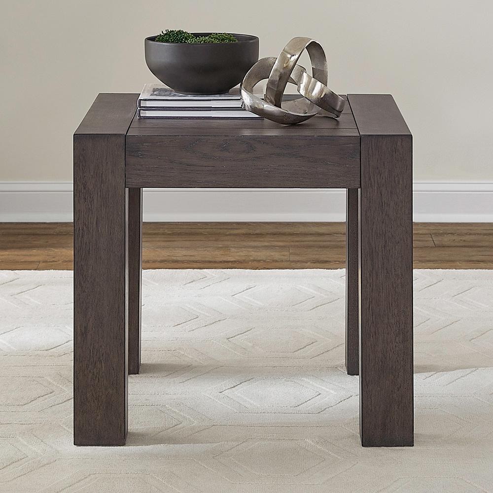 Liberty Furniture - Cascade Falls Square End Table in Satin Espresso - 732-OT1020 veiw 1