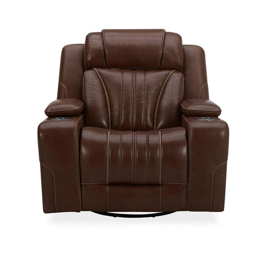 Liberty Furniture - Caswell SG Recliner P2 in Nature Chestnut Leather - 7020CN-12P veiw 1