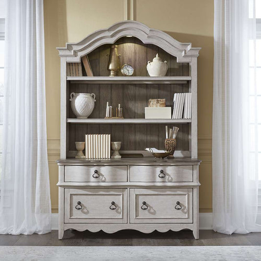 Liberty Furniture - Chesapeake Credenza & Hutch  - 493W-HO-CHS veiw 1