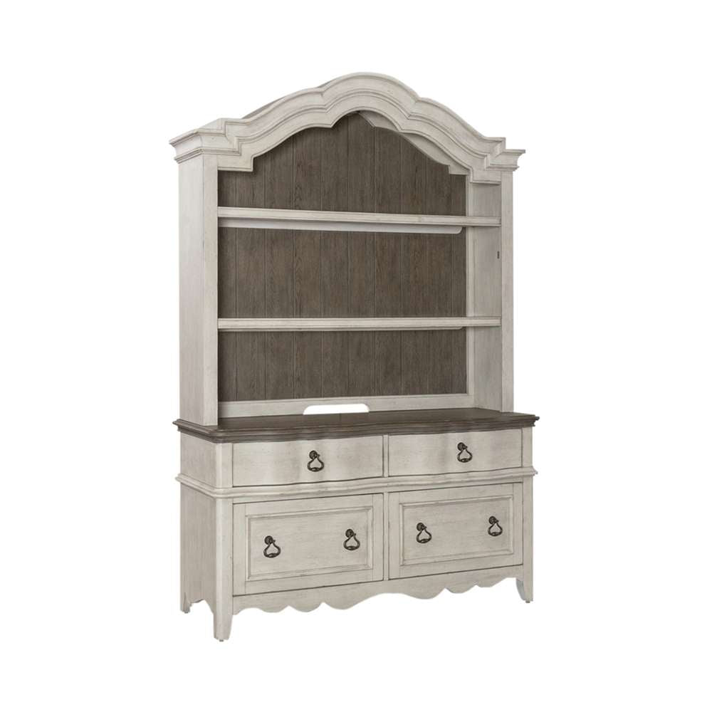 Liberty Furniture - Chesapeake Credenza & Hutch  - 493W-HO-CHS veiw 2