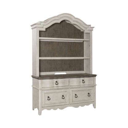 Liberty Furniture - Chesapeake Credenza & Hutch  - 493W-HO-CHS veiw 2