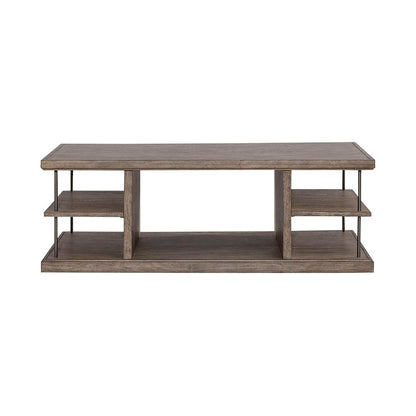 Liberty Furniture - City Scape Cocktail Table in Burnished Beige - 421-OT1010 veiw 3