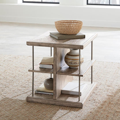 Liberty Furniture - City Scape End Table in Burnished Beige - 421-OT1020 veiw 1