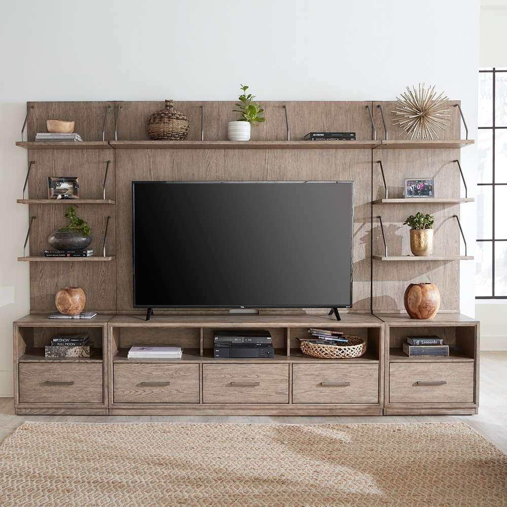Liberty Furniture - City Scape Entertainment Center with Piers  - 421-ENT-ECP veiw 1