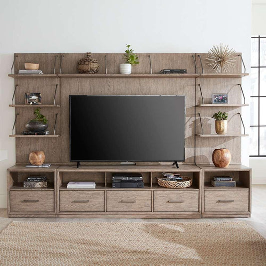Liberty Furniture - City Scape Entertainment Center with Piers  - 421-ENT-ECP veiw 1