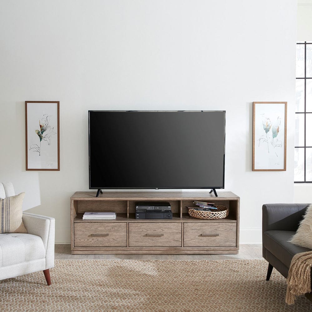 Liberty Furniture - City Scape - Entertainment TV Console in Brown - 421-TV70 view 2
