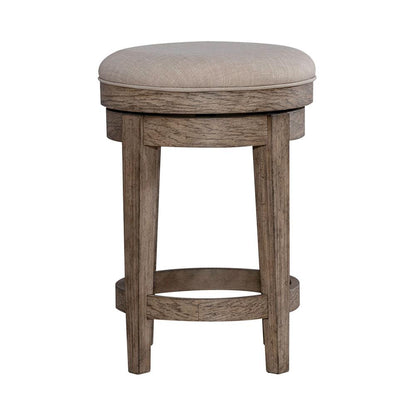 Liberty Furniture - City Scape Uph Swivel Console Stool in Burnished Beige - 421-OT9003 veiw 3