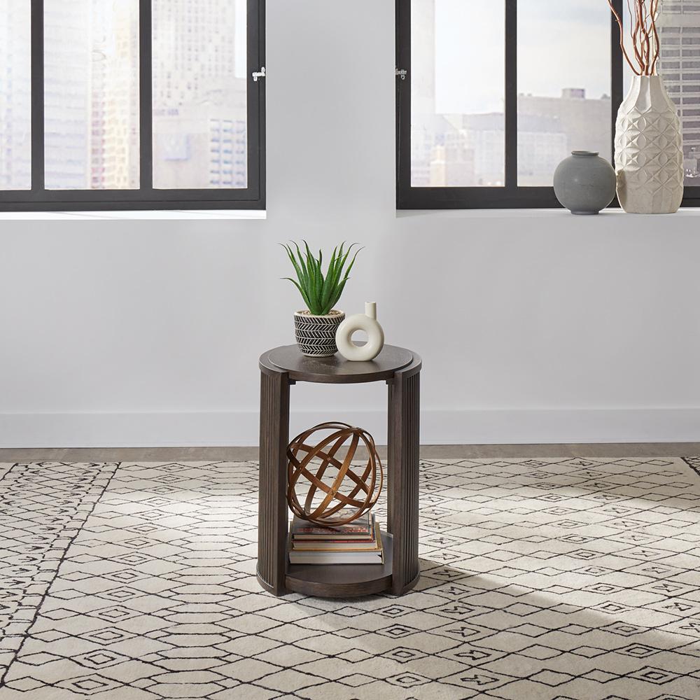 Liberty Furniture - City View Chairside Table in Coffee Bean - 145-OT1021 veiw 1