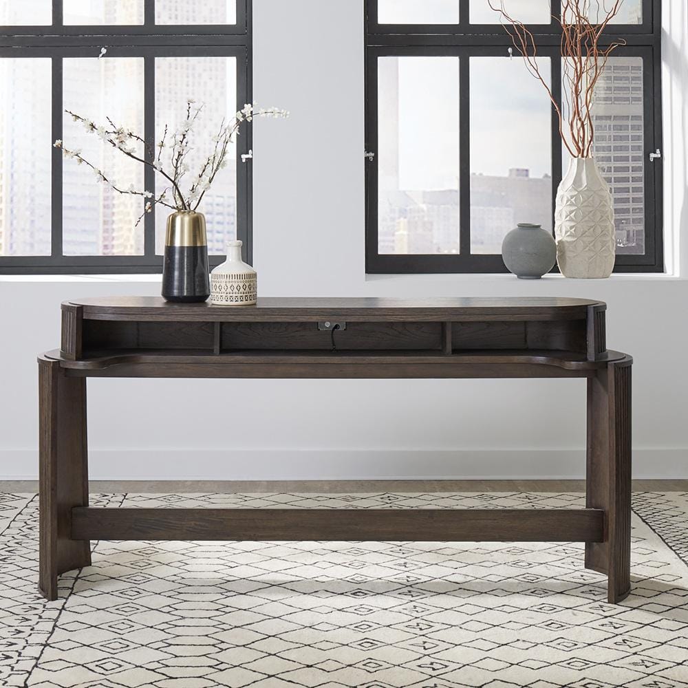 Liberty Furniture - City View Console Bar Table in Coffee Bean - 145-OT7837 veiw 2