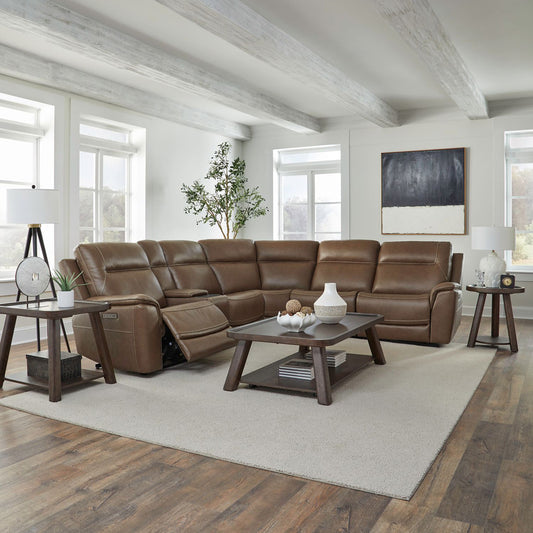 Liberty Furniture - Collins 6 Piece Sectional - 7016CN-UPH-6PCSEC view 2