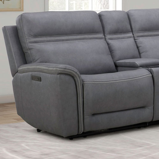 Liberty Furniture - Cooper - L Arm Recliner P3 & ZG - Blue Gray in Gray - 7007BG-43LP view 2