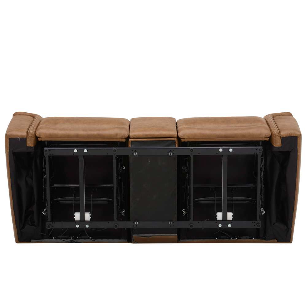 Liberty Furniture - Cooper Loveseat with Console P3 & ZG - Camel - 7007CM-23P veiw 5