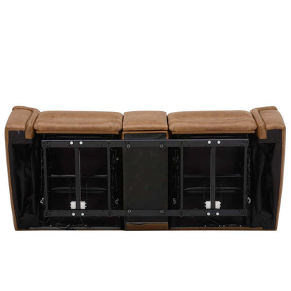 Liberty Furniture - Cooper Loveseat with Console P3 & ZG - Camel - 7007CM-23P veiw 5