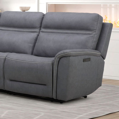 Liberty Furniture - Cooper - R Arm Recliner P3 & ZG - Blue Gray in Gray - 7007BG-43RP view 2