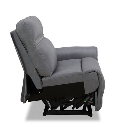 Liberty Furniture - Cooper - R Arm Recliner P3 & ZG - Blue Gray in Gray - 7007BG-43RP view 4