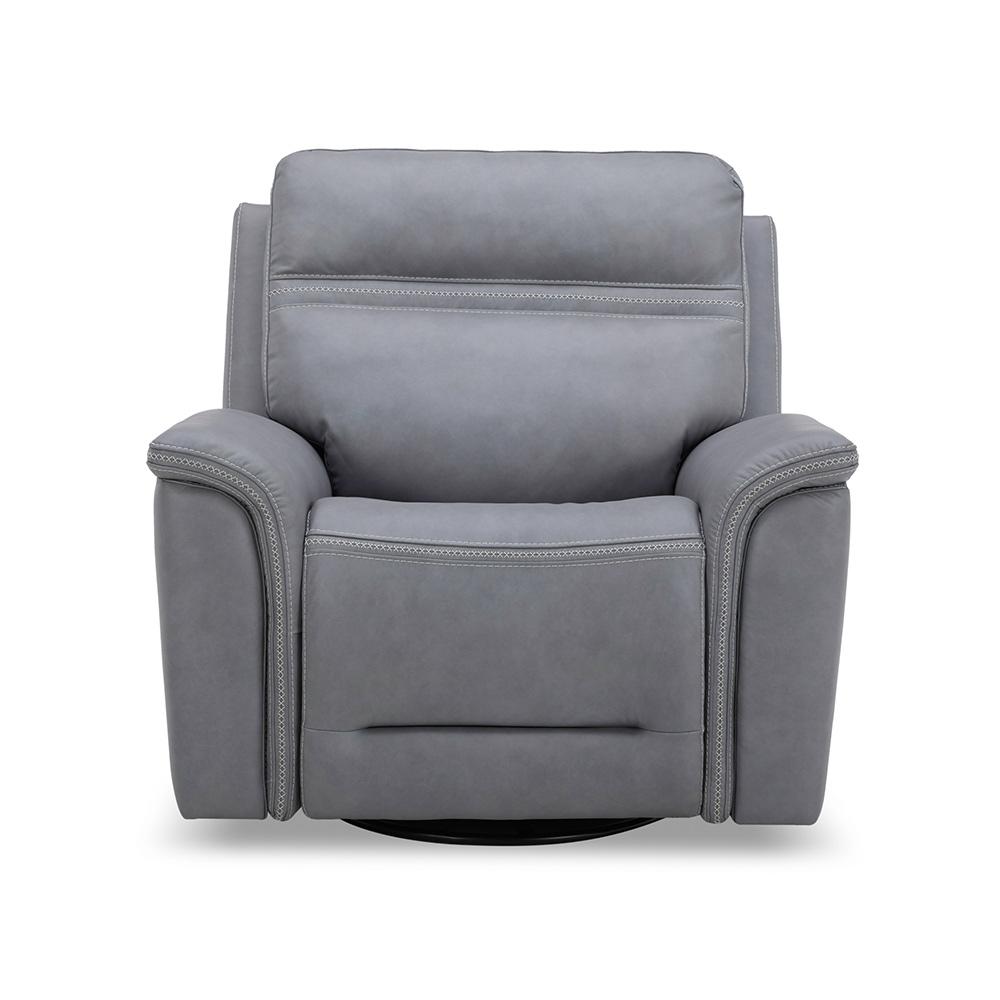 Liberty Furniture - Cooper SG Recliner P3 - Blue Gray in Blue Gray Leather - 7007BG-13P veiw 3