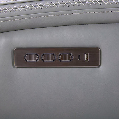 Liberty Furniture - Cooper SG Recliner P3 - Blue Gray in Blue Gray Leather - 7007BG-13P veiw 5
