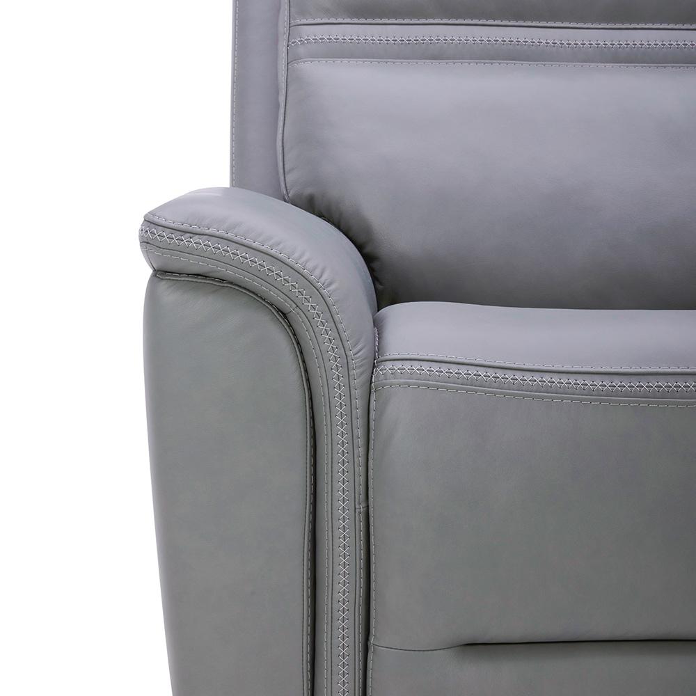 Liberty Furniture - Cooper Sofa P3 & ZG - Blue Gray in Blue Gray Leather - 7007BG-33P veiw 3