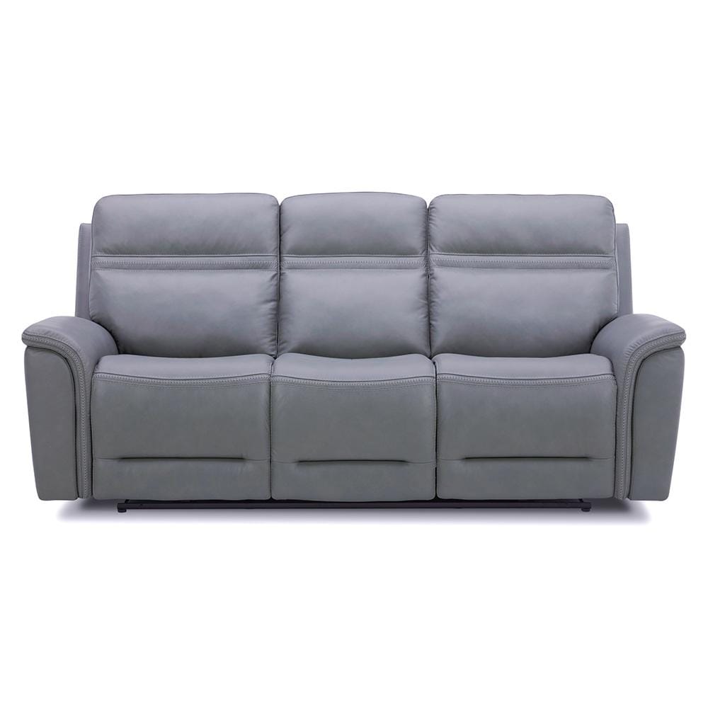 Liberty Furniture - Cooper Sofa P3 & ZG - Blue Gray in Blue Gray Leather - 7007BG-33P veiw 6