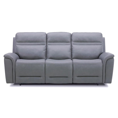 Liberty Furniture - Cooper Sofa P3 & ZG - Blue Gray in Blue Gray Leather - 7007BG-33P veiw 6