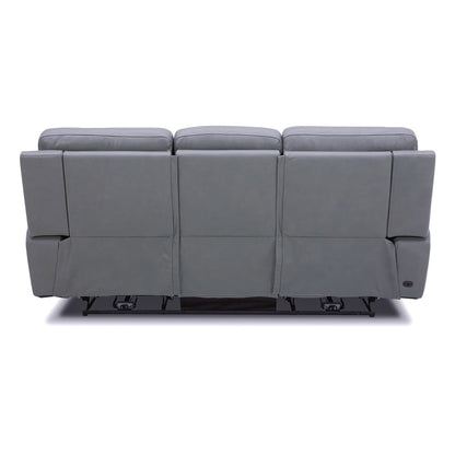 Liberty Furniture - Cooper Sofa P3 & ZG - Blue Gray in Blue Gray Leather - 7007BG-33P veiw 8