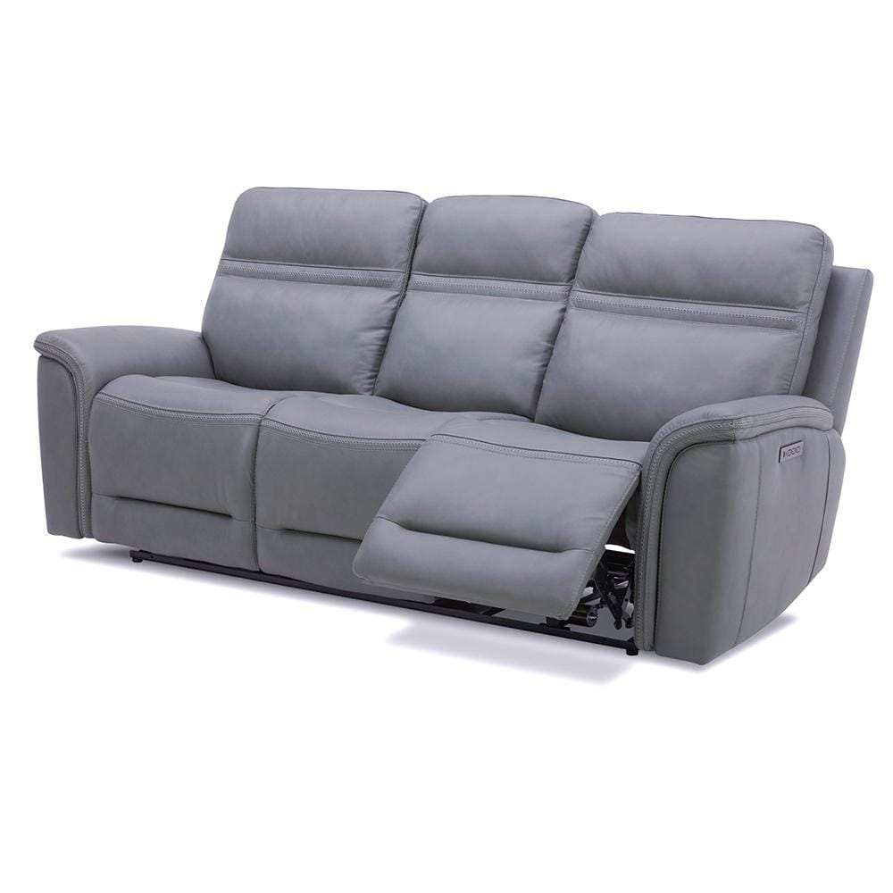 Liberty Furniture - Cooper Sofa P3 & ZG - Blue Gray in Blue Gray Leather - 7007BG-33P veiw 9