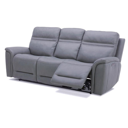 Liberty Furniture - Cooper Sofa P3 & ZG - Blue Gray in Blue Gray Leather - 7007BG-33P veiw 9