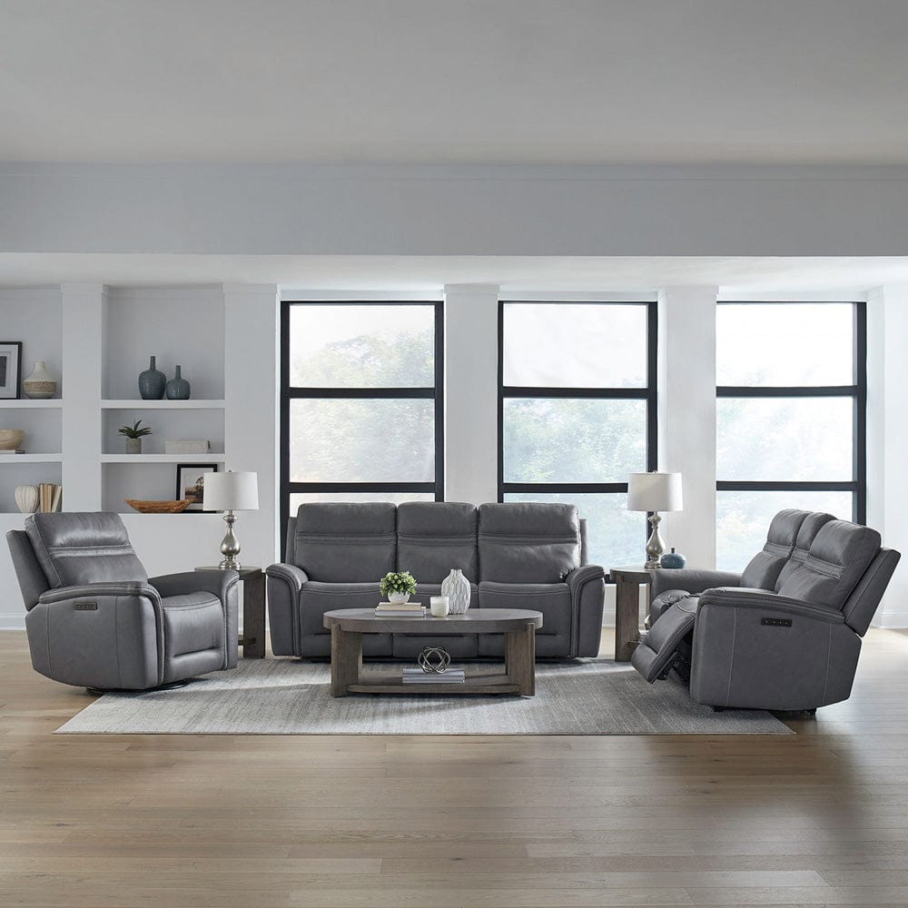Liberty Furniture - Cooper - Sofa w/ Loveseat & Recliner in Gray - 7007BG-UPH-SOLOREC view 1