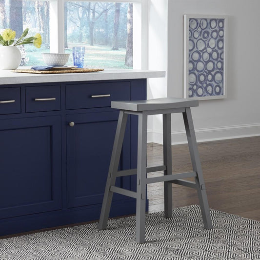 Liberty Furniture - Creations II 30 Inch Sawhorse Stool- Gray - 38-B1830-G veiw 1