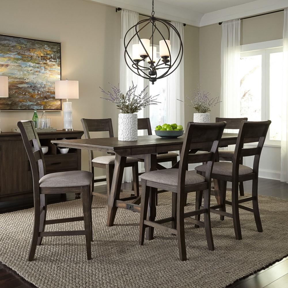 Liberty Furniture - Double Bridge 7 Piece Gathering Table Set - 152-CD-7GTS veiw 1